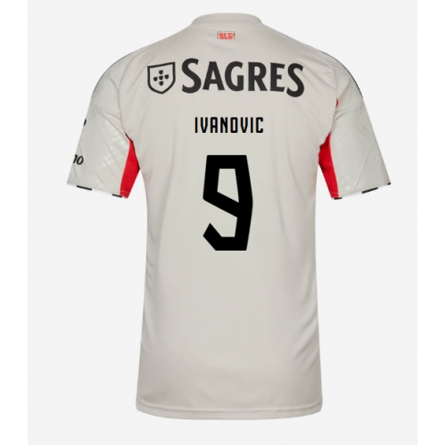 Billige Fotballdrakt Benfica Franjo Ivanovic #9 Replika Bortedrakt 2025-26 Kortermet Billige Fotballdrakt Benfica Franjo Ivanovic #9 Replika Bortedrakt 2025-26 Kortermet